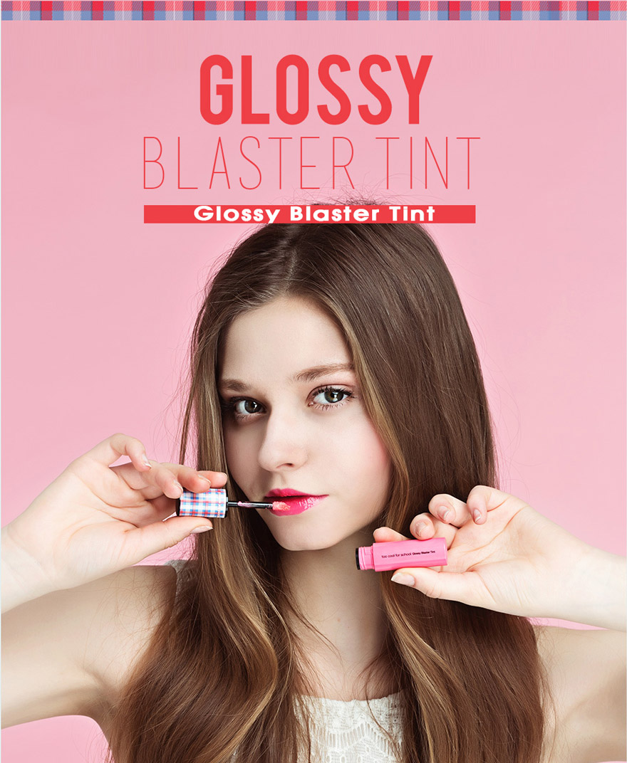 [Too Cool For School] Check Glossy Blaster Tint #04 Posh Coral